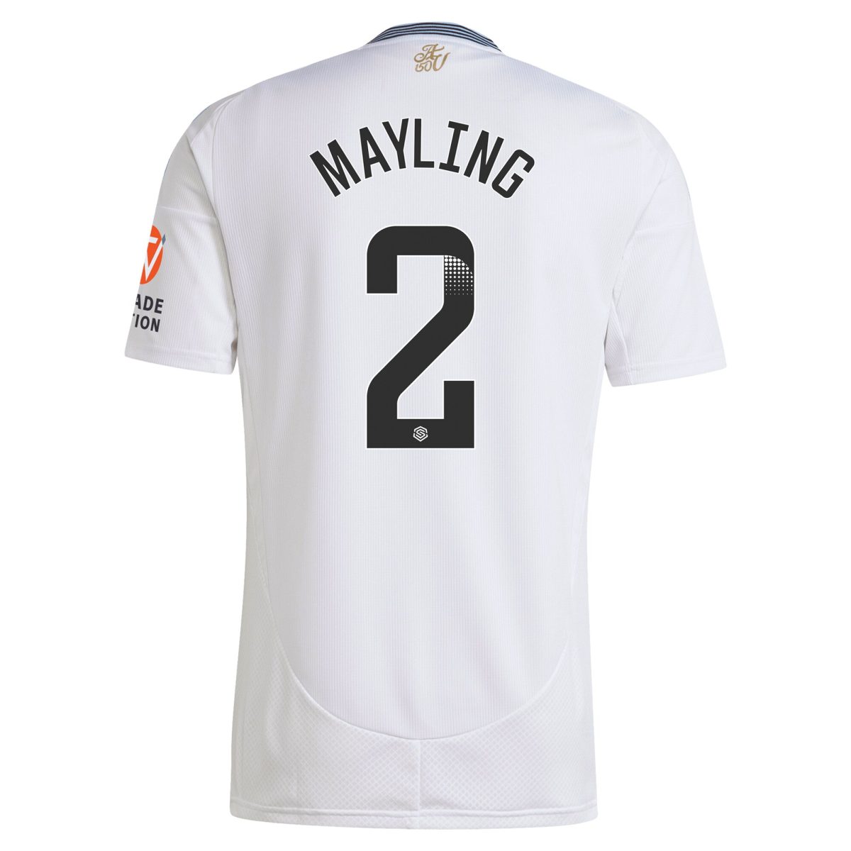 Aston Villa Shirts - aston villa wsl adidas away shirt 2024-25 with mayling 2 printing Collection of Official Fan Gear
