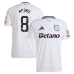 Aston Villa Shirts - aston villa wsl adidas away shirt 2024-25 with nobbs 8 printing Collection of Official Fan Gear