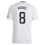 Aston Villa Shirts - aston villa wsl adidas away shirt 2024-25 with nobbs 8 printing Collection of Official Fan Gear