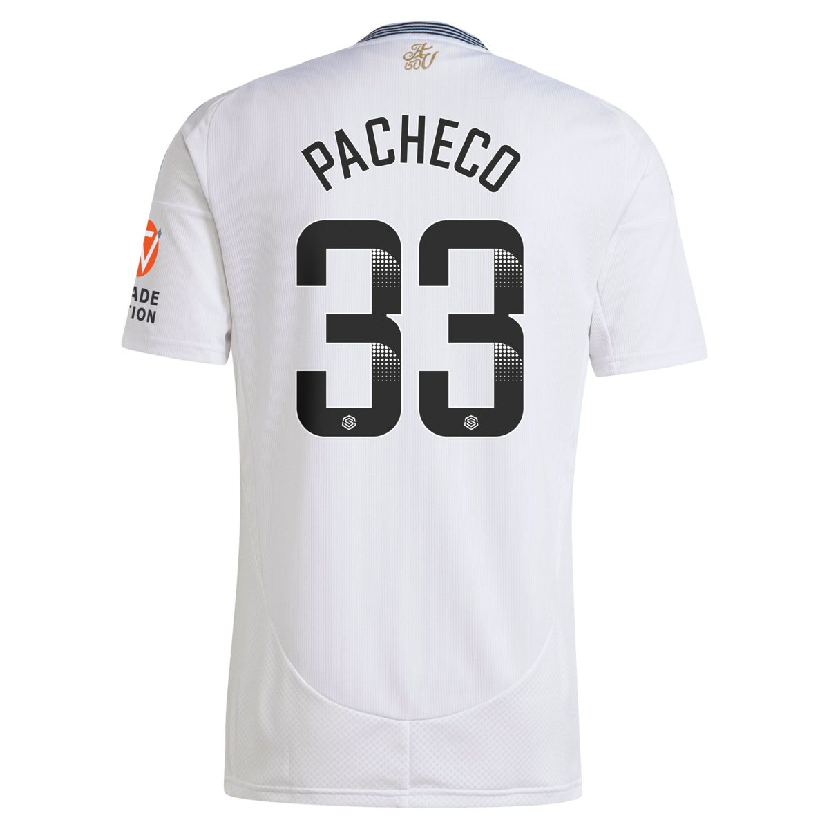 Aston Villa Shirts - aston villa wsl adidas away shirt 2024-25 with pacheco 33 printing Collection of Official Fan Gear