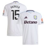 Aston Villa Shirts - aston villa wsl adidas away shirt 2024-25 with parker 15 printing Collection of Official Fan Gear