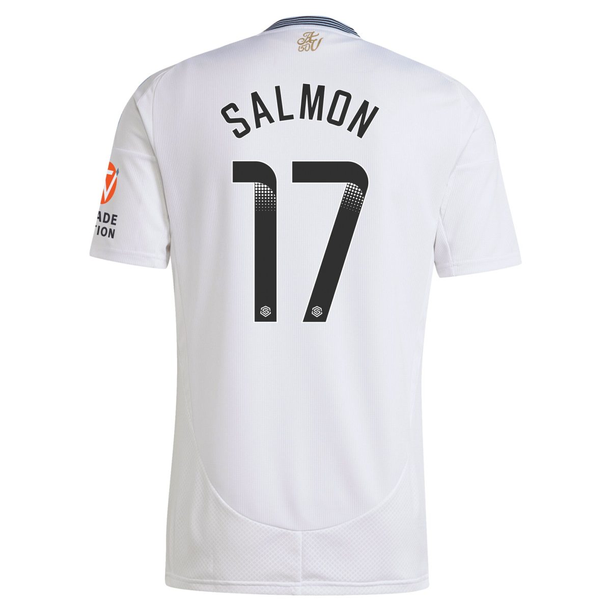 Aston Villa Shirts - aston villa wsl adidas away shirt 2024-25 with salmon 17 printing Collection of Official Fan Gear