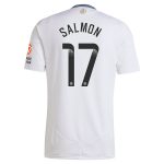 Aston Villa Shirts - aston villa wsl adidas away shirt 2024-25 with salmon 17 printing Collection of Official Fan Gear