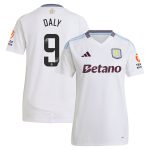 Aston Villa Shirts - aston villa wsl adidas away shirt 2024-25 – womens with daly 9 printing Collection of Official Fan Gear