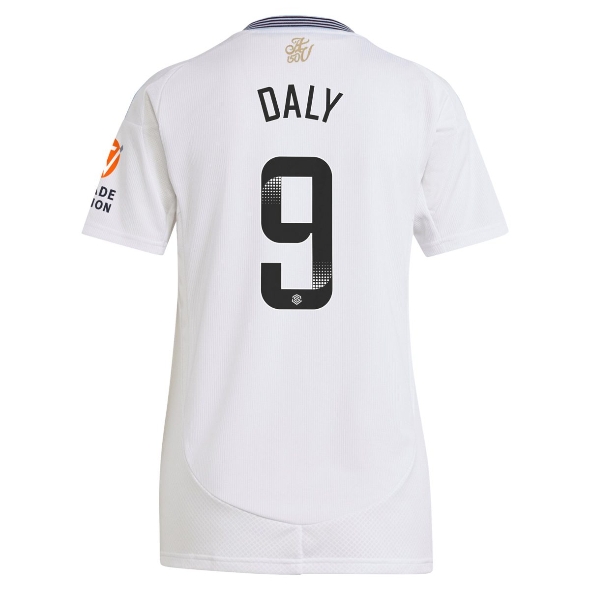 Aston Villa Shirts - aston villa wsl adidas away shirt 2024-25 – womens with daly 9 printing Collection of Official Fan Gear