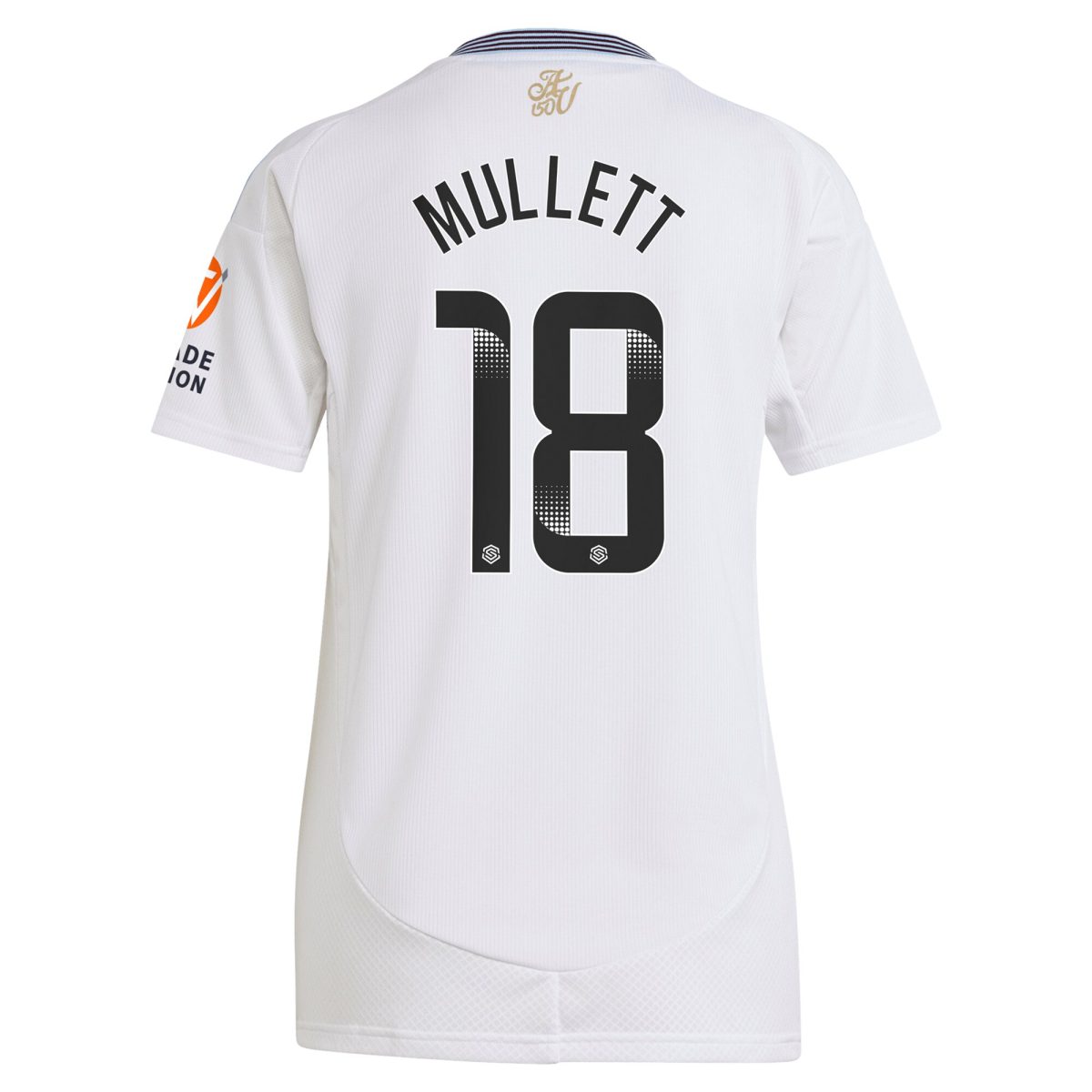 Aston Villa Shirts - aston villa wsl adidas away shirt 2024-25 – womens with mullett 18 printing Collection of Official Fan Gear