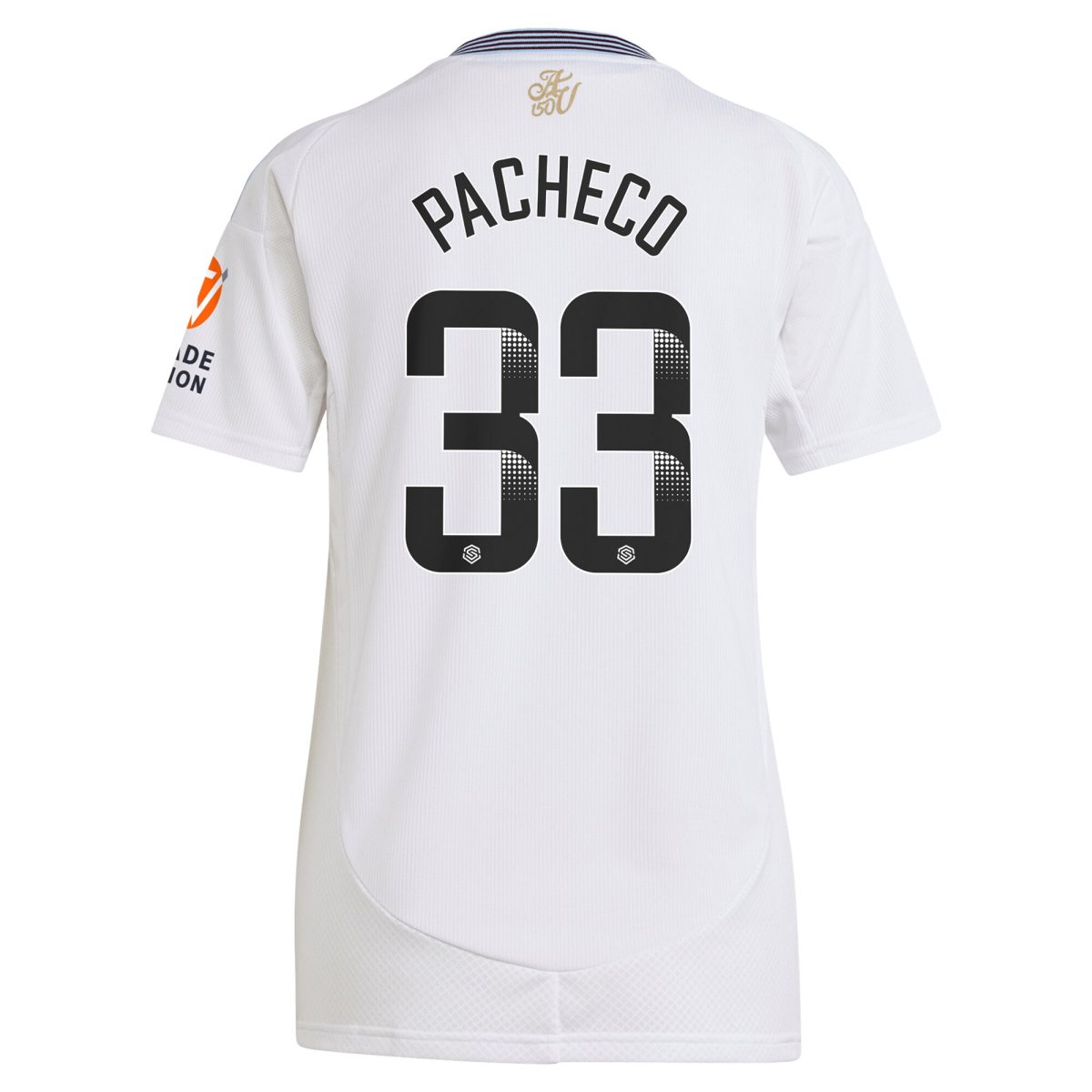 Aston Villa Shirts - aston villa wsl adidas away shirt 2024-25 – womens with pacheco 33 printing Collection of Official Fan Gear
