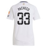 Aston Villa Shirts - aston villa wsl adidas away shirt 2024-25 – womens with pacheco 33 printing Collection of Official Fan Gear