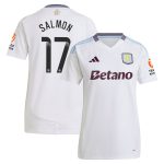 Aston Villa Shirts - aston villa wsl adidas away shirt 2024-25 – womens with salmon 17 printing Collection of Official Fan Gear