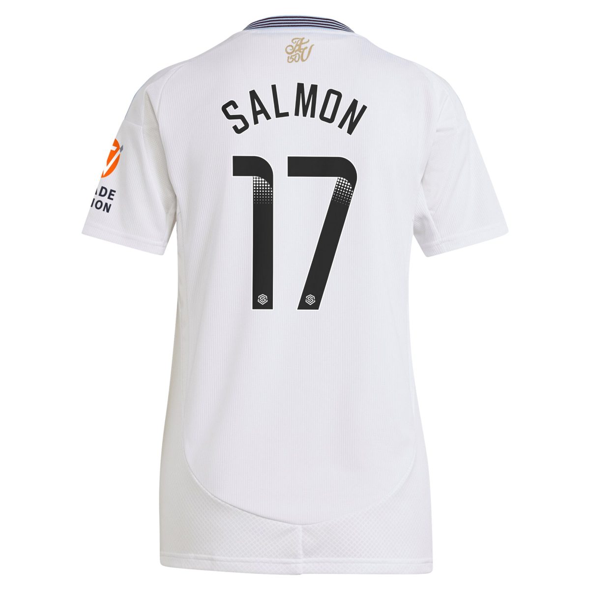 Aston Villa Shirts - aston villa wsl adidas away shirt 2024-25 – womens with salmon 17 printing Collection of Official Fan Gear