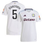 Aston Villa Shirts - aston villa wsl adidas away shirt 2024-25 – womens with staniforth 5 printing Collection of Official Fan Gear