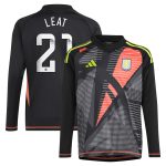 Aston Villa Shirts - aston villa wsl adidas goalkeeper shirt 2024-25 – long sleeve – kids with leat 21 printing Collection of Official Fan Gear