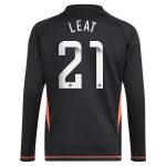 Aston Villa Shirts - aston villa wsl adidas goalkeeper shirt 2024-25 – long sleeve – kids with leat 21 printing Collection of Official Fan Gear
