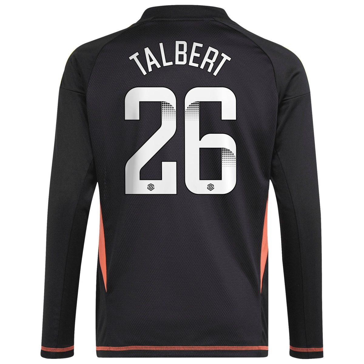 Aston Villa Shirts - aston villa wsl adidas goalkeeper shirt 2024-25 – long sleeve – kids with talbert 26 printing Collection of Official Fan Gear