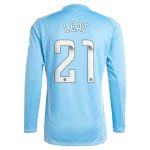 Aston Villa Shirts - aston villa wsl adidas goalkeeper shirt 2024-25 – long sleeve with leat 21 printing – 202030996 Collection of Official Fan Gear