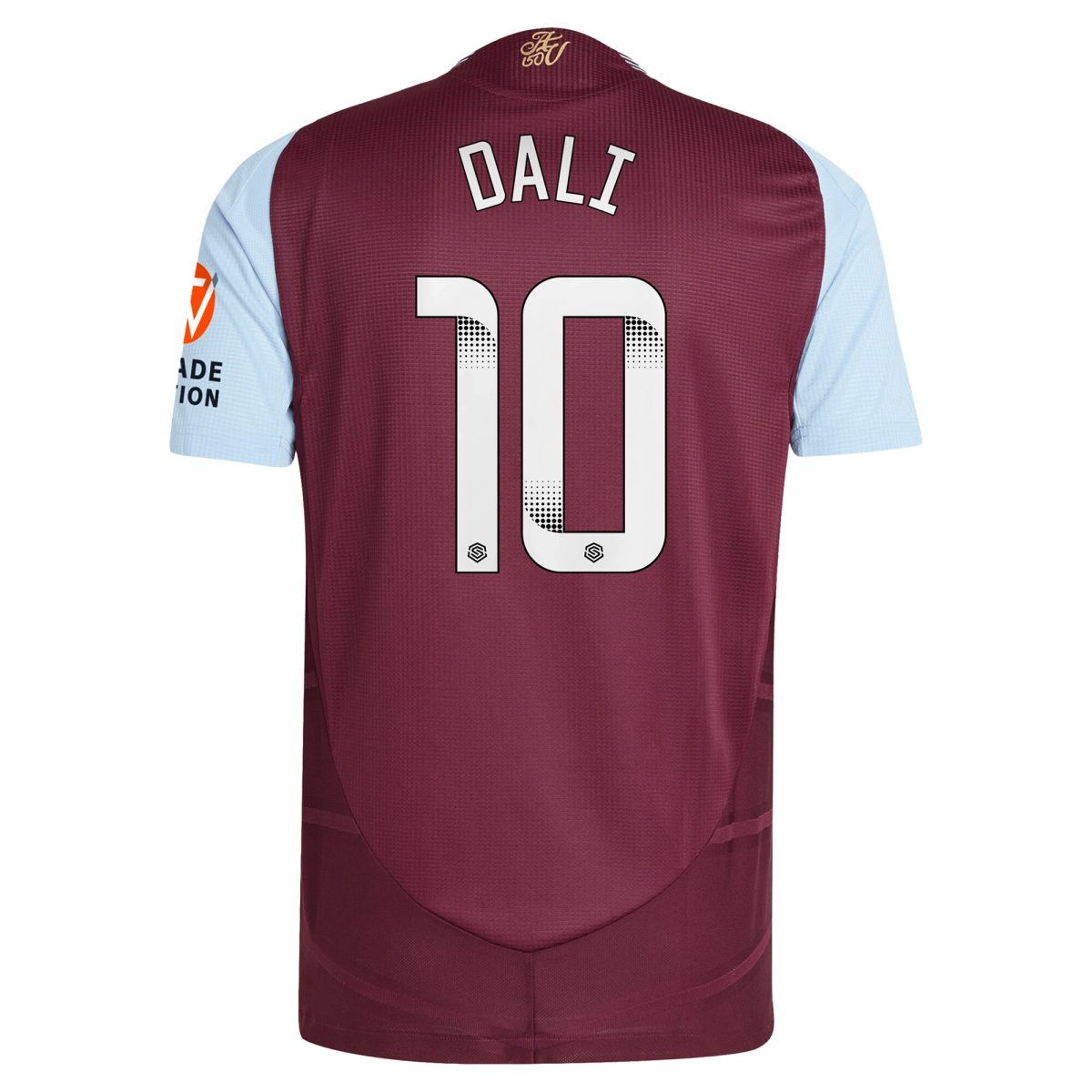Aston Villa Shirts - aston villa wsl adidas home authentic shirt 2024-25 with dali 10 printing Collection of Official Fan Gear