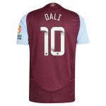Aston Villa Shirts - aston villa wsl adidas home authentic shirt 2024-25 with dali 10 printing Collection of Official Fan Gear