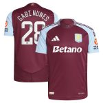 Aston Villa Shirts - aston villa wsl adidas home authentic shirt 2024-25 with gabi nunes 28 printing Collection of Official Fan Gear