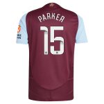 Aston Villa Shirts - aston villa wsl adidas home authentic shirt 2024-25 with parker 15 printing Collection of Official Fan Gear