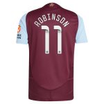 Aston Villa Shirts - aston villa wsl adidas home authentic shirt 2024-25 with robinson 11 printing Collection of Official Fan Gear