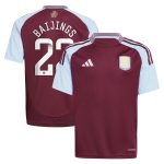 Aston Villa Shirts - aston villa wsl adidas home shirt 2024-25 – kids with baijings 22 printing Collection of Official Fan Gear