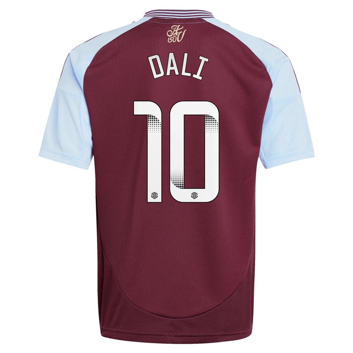 Aston Villa Shirts - aston villa wsl adidas home shirt 2024-25 – kids with dali 10 printing Collection of Official Fan Gear