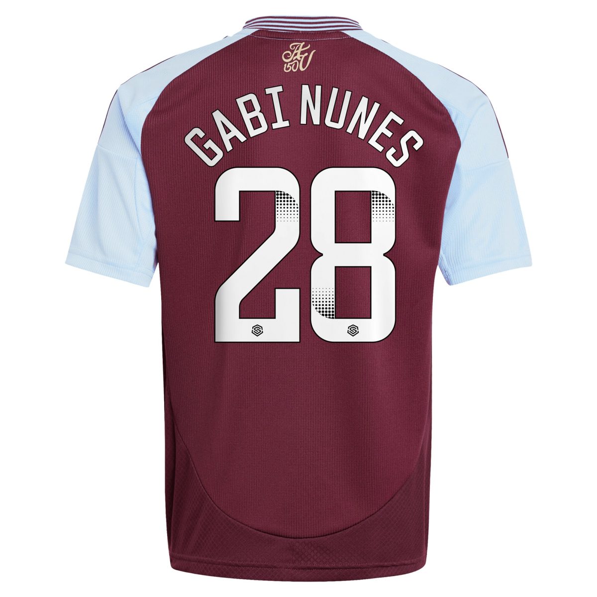 Aston Villa Shirts - aston villa wsl adidas home shirt 2024-25 – kids with gabi nunes 28 printing Collection of Official Fan Gear