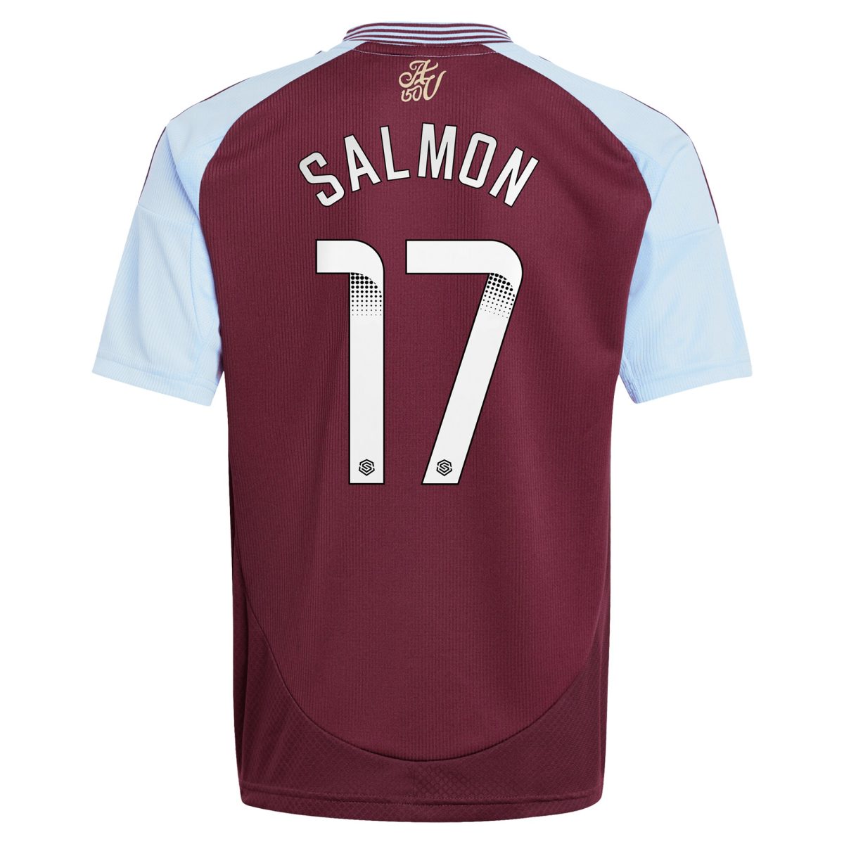 Aston Villa Shirts - aston villa wsl adidas home shirt 2024-25 – kids with salmon 17 printing Collection of Official Fan Gear