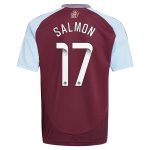Aston Villa Shirts - aston villa wsl adidas home shirt 2024-25 – kids with salmon 17 printing Collection of Official Fan Gear