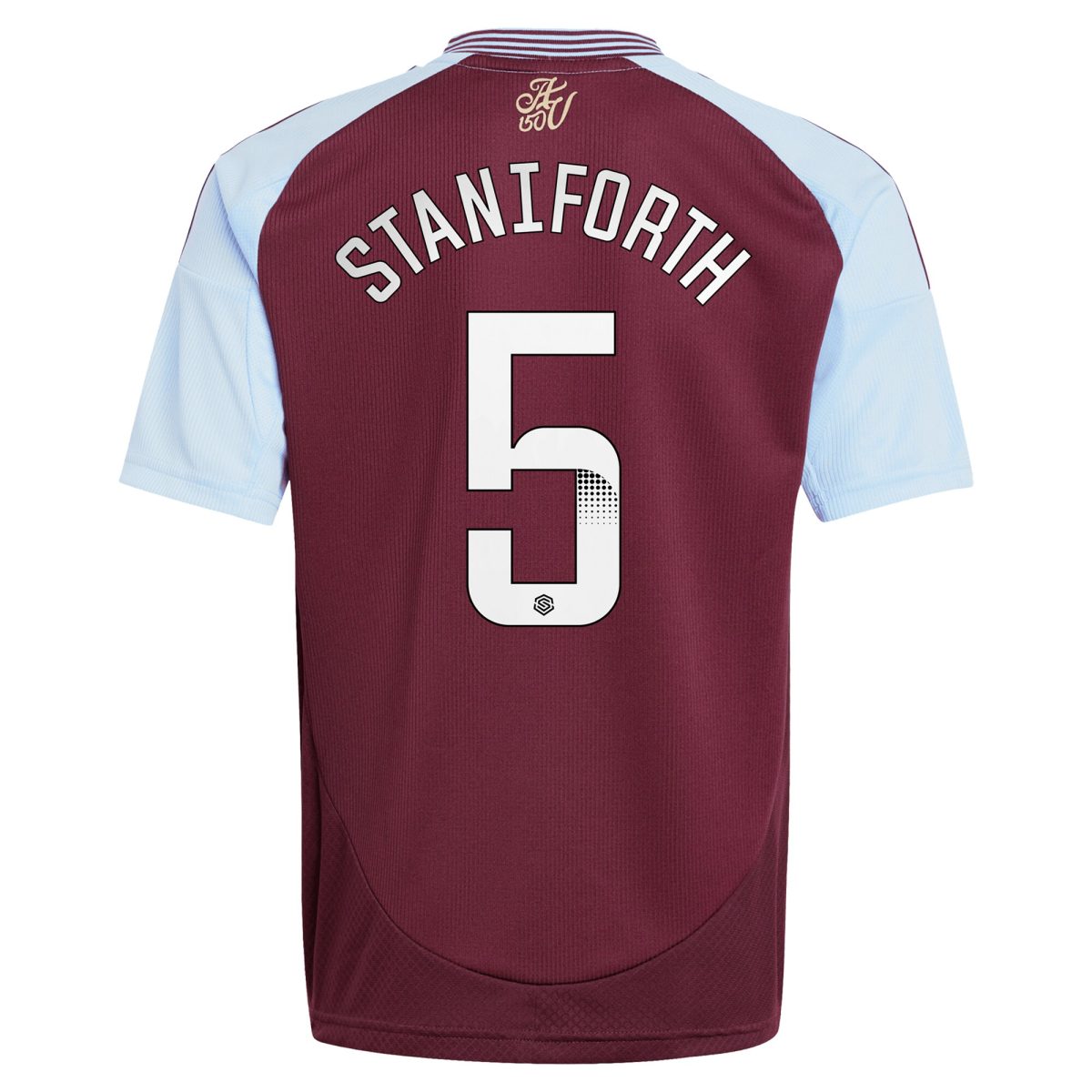 Aston Villa Shirts - aston villa wsl adidas home shirt 2024-25 – kids with staniforth 5 printing Collection of Official Fan Gear