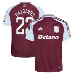 Aston Villa Shirts - aston villa wsl adidas home shirt 2024-25 with baijings 22 printing Collection of Official Fan Gear