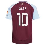 Aston Villa Shirts - aston villa wsl adidas home shirt 2024-25 with dali 10 printing Collection of Official Fan Gear