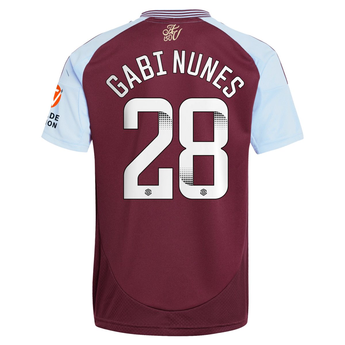 Aston Villa Shirts - aston villa wsl adidas home shirt 2024-25 with gabi nunes 28 printing Collection of Official Fan Gear