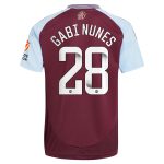 Aston Villa Shirts - aston villa wsl adidas home shirt 2024-25 with gabi nunes 28 printing Collection of Official Fan Gear