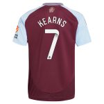 Aston Villa Shirts - aston villa wsl adidas home shirt 2024-25 with kearns 7 printing Collection of Official Fan Gear
