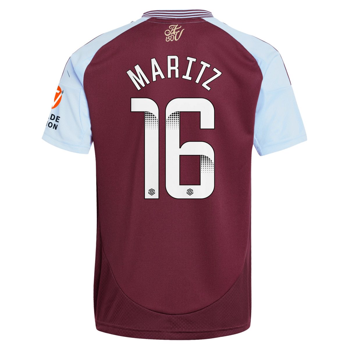 Aston Villa Shirts - aston villa wsl adidas home shirt 2024-25 with maritz 26 printing Collection of Official Fan Gear