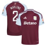 Aston Villa Shirts - aston villa wsl adidas home shirt 2024-25 with mayling 2 printing Collection of Official Fan Gear