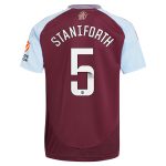 Aston Villa Shirts - aston villa wsl adidas home shirt 2024-25 with staniforth 5 printing Collection of Official Fan Gear