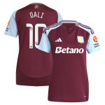 Aston Villa Shirts - aston villa wsl adidas home shirt 2024-25 – womens with dali 10 printing Collection of Official Fan Gear