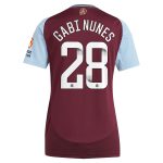 Aston Villa Shirts - aston villa wsl adidas home shirt 2024-25 – womens with gabi nunes 28 printing Collection of Official Fan Gear