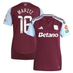 Aston Villa Shirts - aston villa wsl adidas home shirt 2024-25 – womens with maritz 26 printing Collection of Official Fan Gear