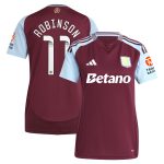 Aston Villa Shirts - aston villa wsl adidas home shirt 2024-25 – womens with robinson 11 printing Collection of Official Fan Gear