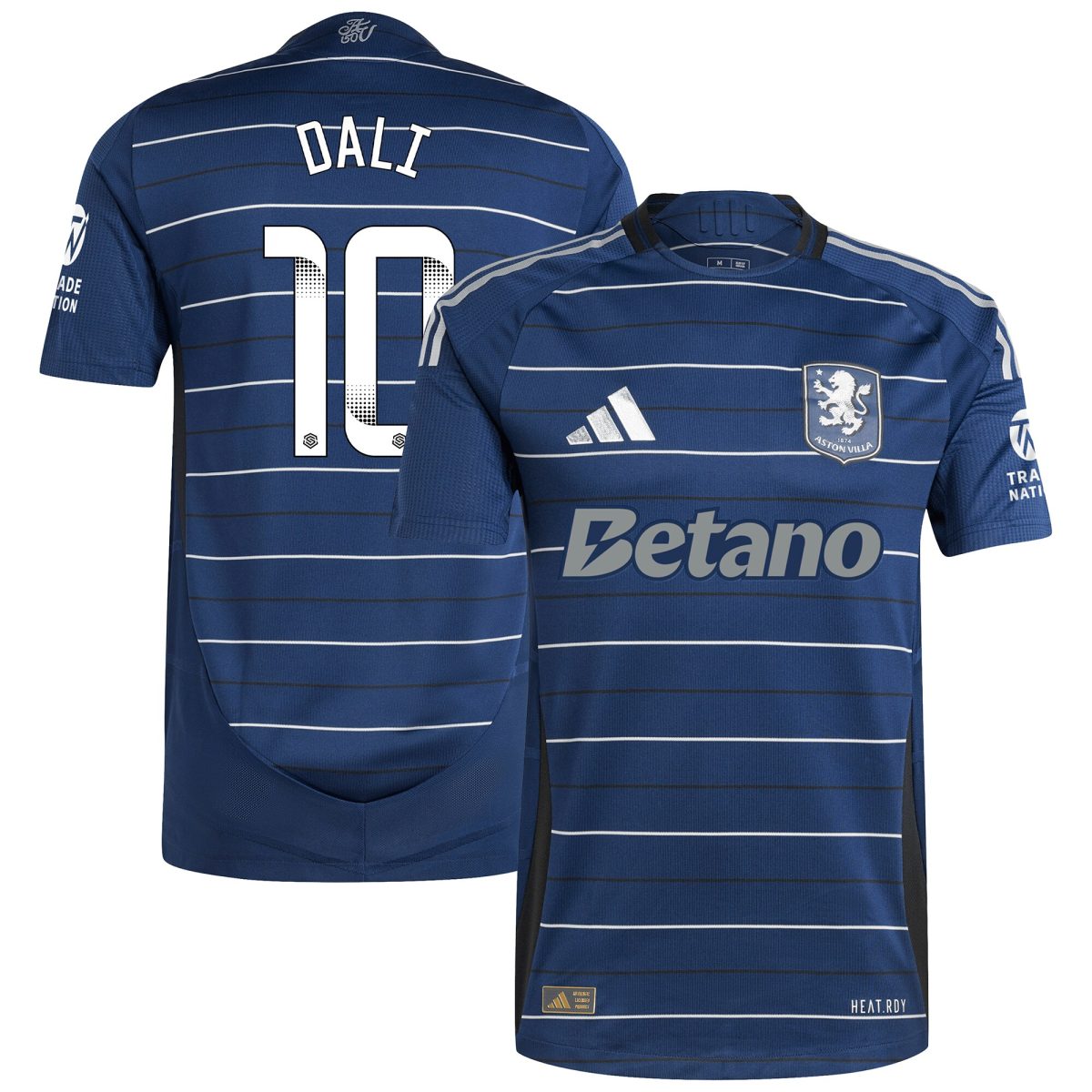 Aston Villa Shirts - aston villa wsl adidas third authentic shirt 2024-25 with dali 10 printing Collection of Official Fan Gear