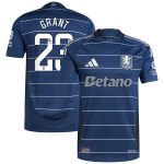 Aston Villa Shirts - aston villa wsl adidas third authentic shirt 2024-25 with grant 23 printing Collection of Official Fan Gear