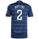 Aston Villa Shirts - aston villa wsl adidas third authentic shirt 2024-25 with mayling 2 printing Collection of Official Fan Gear