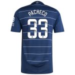 Aston Villa Shirts - aston villa wsl adidas third authentic shirt 2024-25 with pacheco 33 printing Collection of Official Fan Gear