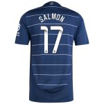 Aston Villa Shirts - aston villa wsl adidas third authentic shirt 2024-25 with salmon 17 printing Collection of Official Fan Gear