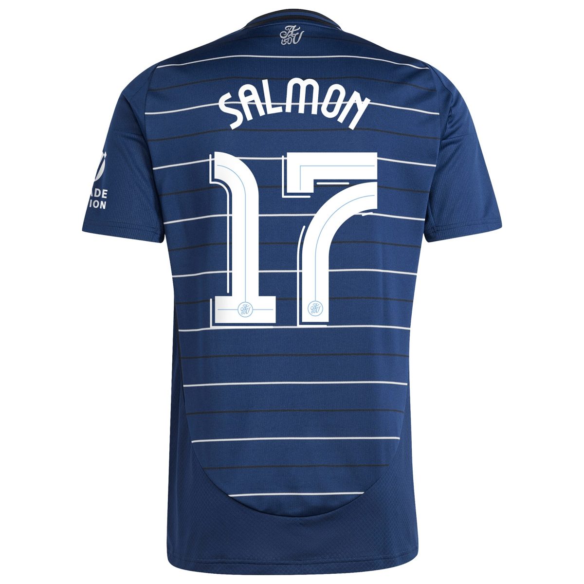 Aston Villa Shirts - aston villa wsl adidas third shirt 2024-25 with salmon 17 printing Collection of Official Fan Gear