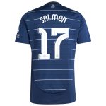 Aston Villa Shirts - aston villa wsl adidas third shirt 2024-25 with salmon 17 printing Collection of Official Fan Gear