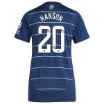 Aston Villa Shirts - aston villa wsl adidas third shirt 2024-25 – womens with hanson 20 printing Collection of Official Fan Gear